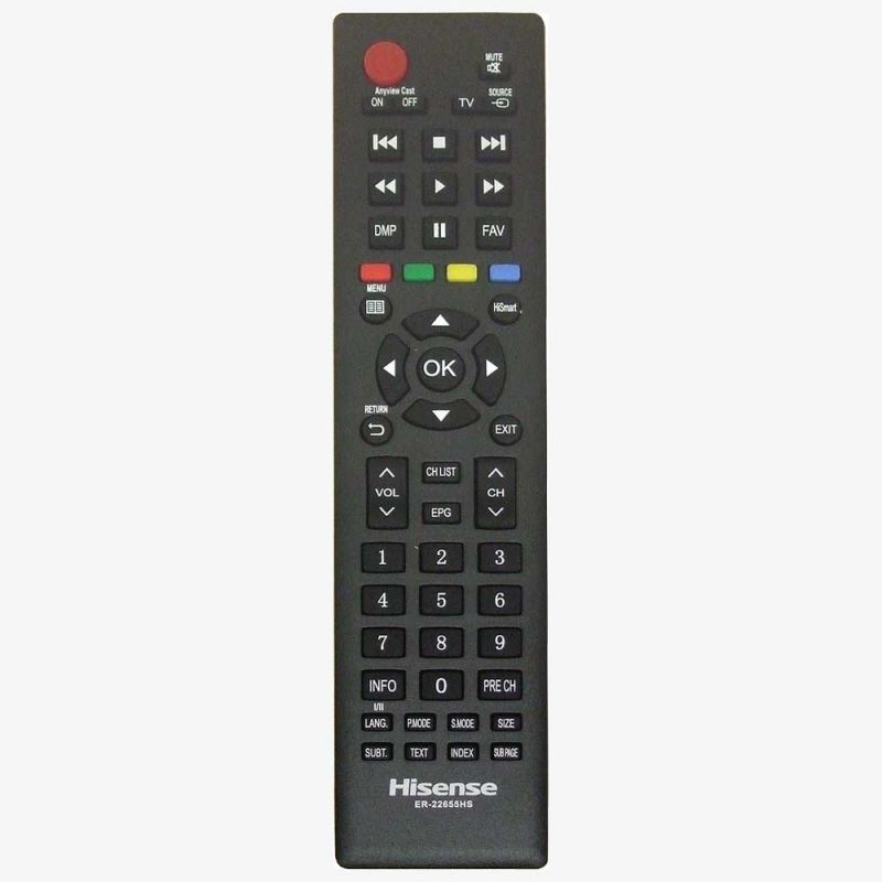 Mando Hisense, mando universal para TV Hisense Tienda Online