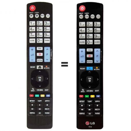 Mando a distancia de repuesto para televisor LG TV 60UH7650-UA, compatible  con AKB74915403 LG