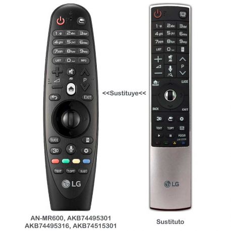 Mando a distancia original SmartTV LG AKB74515301 y AKB75455602