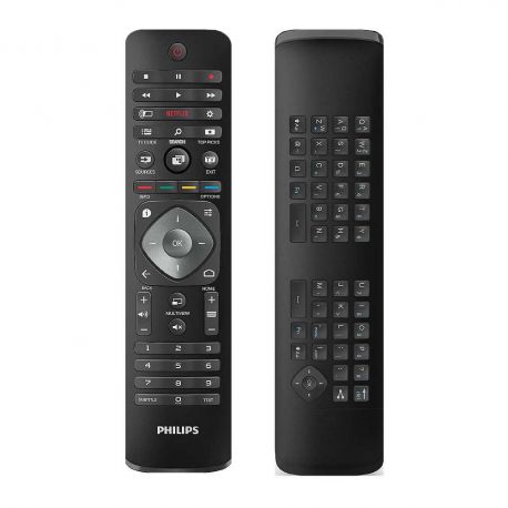 Riry Reemplazo Mando Philips TV de Repuesto para Todos los Philips  Ambilight Smart TV 22PFH4000 32PHT4131 48PFK4101 con botón Netflix