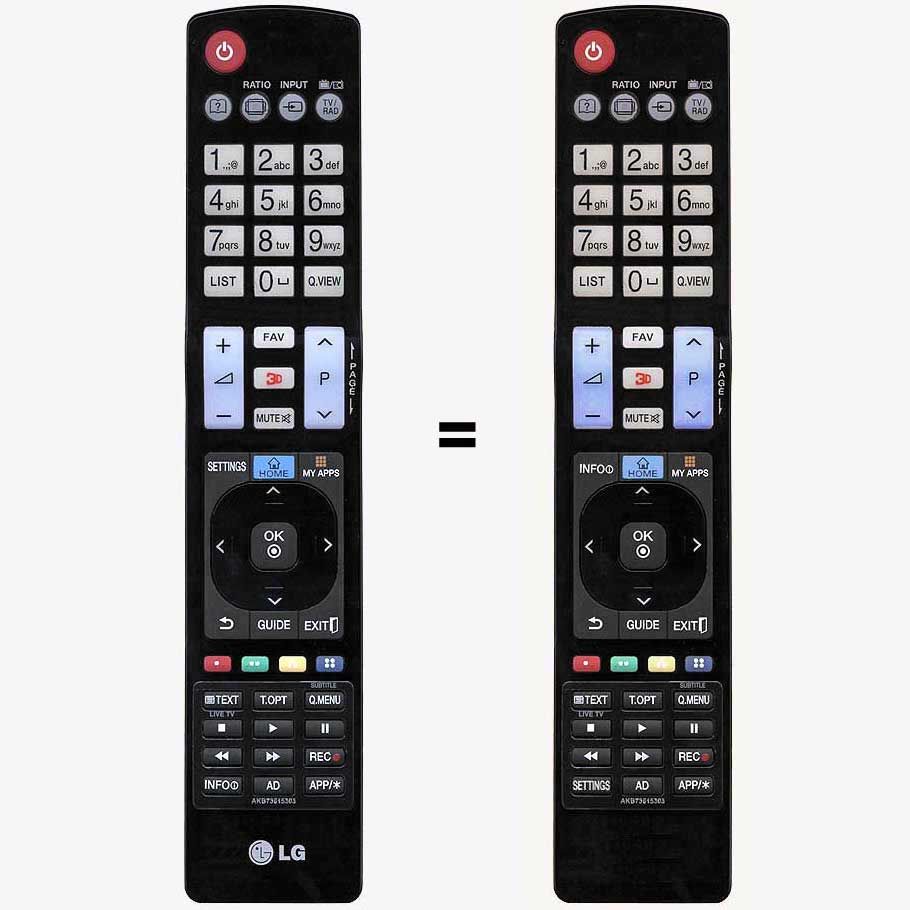 Telecomando Universale LG AKB73615303 - Ricambio Compatibile Con AKB73615302 E Molti Modelli TV - 3