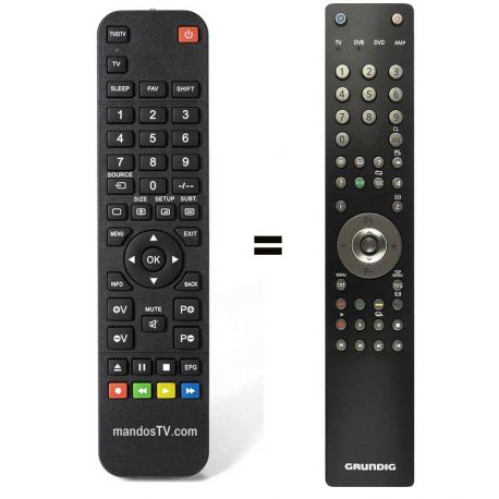 ᐅ Mando a distancia para TV GRUNDIG 【40VLE7322BH】