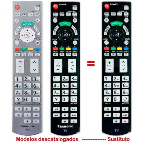 Mando a distancia para TV Panasonic, compatible con N2QAYB000490