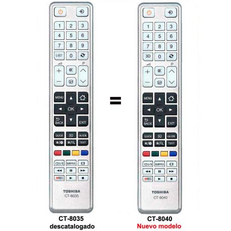 Mando a distancia Toshiba CT-8035, CT-8040