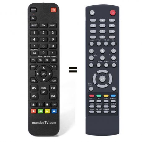 Mando a distancia Sharp LCDTV GJ210 valido para Philips y Haier