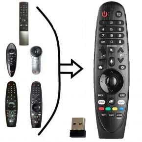 Recambio mando LG para SmartTV, AN-MR400, AN-MR500, AN-MR600, MR700, MR18, ...