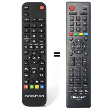 Mando a distancia Hisense ER-22601A / ER-22601B