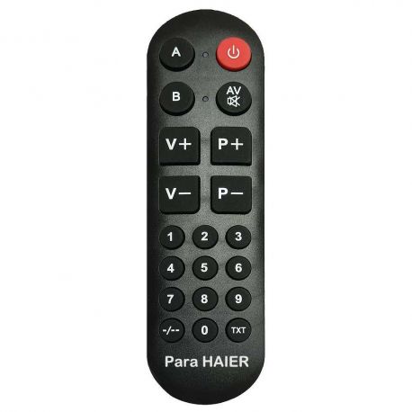 Mando para Haier con teclas grandes especial para personas mayores y niños.