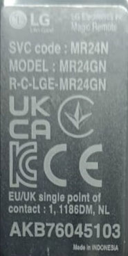Donde localizar modelo mando LG MR24GN, MR24GA