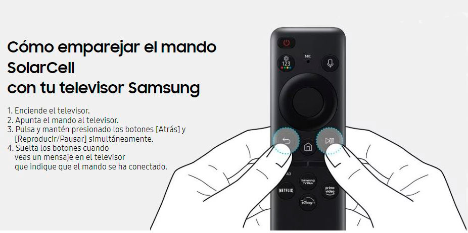 Sincronización, emparejamiento mando SmartTV Samsung BN59-01432D y TM2360E