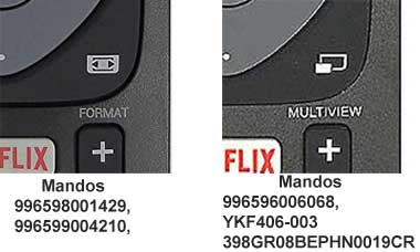 Diferencia entre modelos de mandos Philips